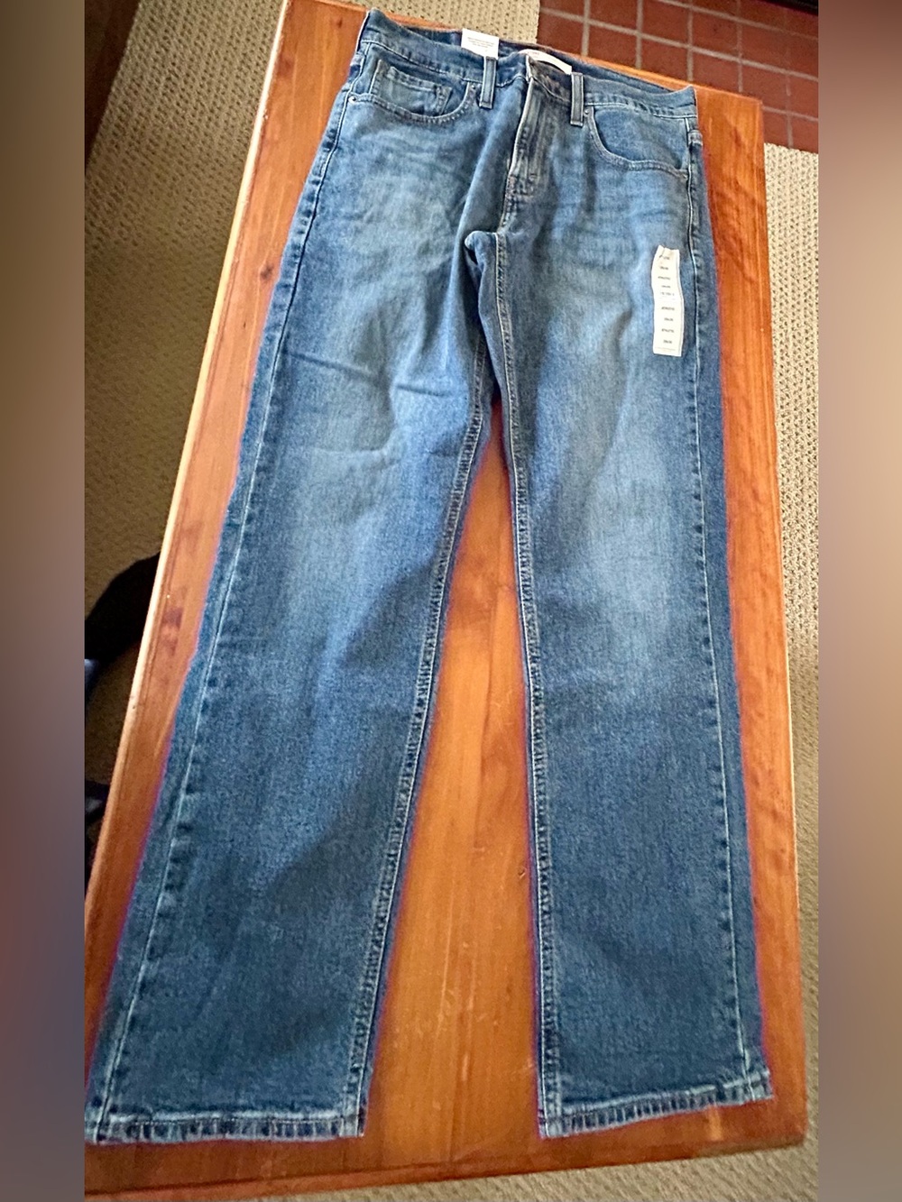 NWT Signature by Levi Strauss Men's Blue Straight-Leg Jeans 28 x 30